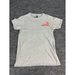 The Easy Life Pin-up Grill Graphic T-Shirt Gray Mens Small DT9404 BBQ Retro